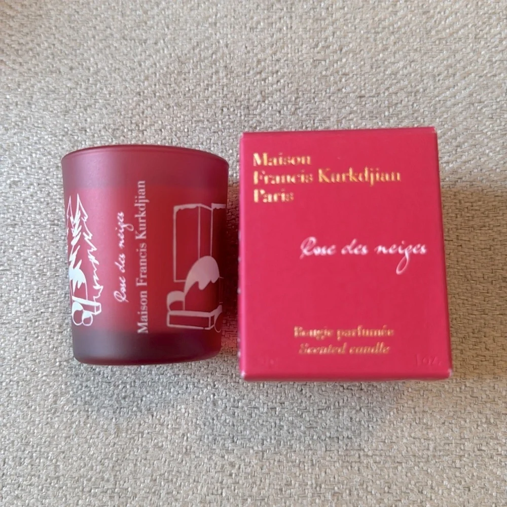 MFK Rose des Neiges Scented  Mini Candle